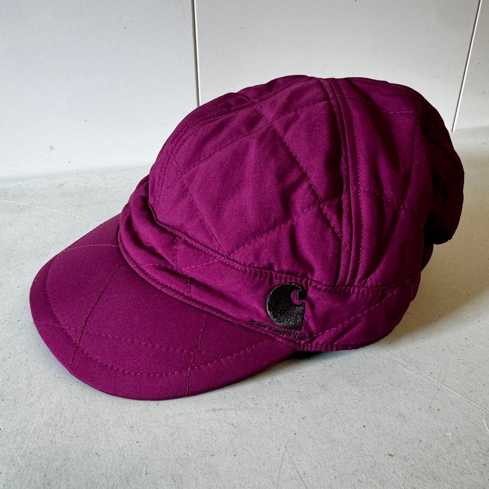 Carhartt Quilted Hat Magenta Purple Insulated Elastic Back Cap RN 14806